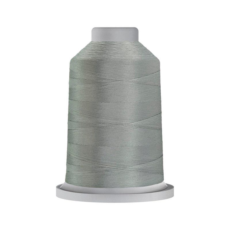 Glide 40 wt. polyester thread in Light Grey (#17543), 5000m spool by Fil-Tec