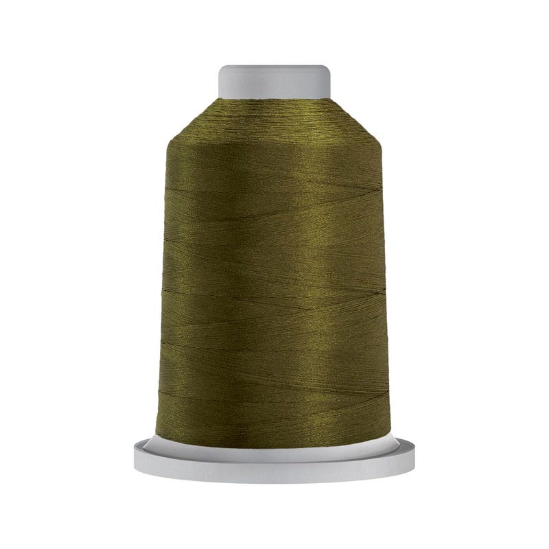 Glide 40 wt. polyester thread in Light Olive (#65825), 5000m spool by Fil-Tec