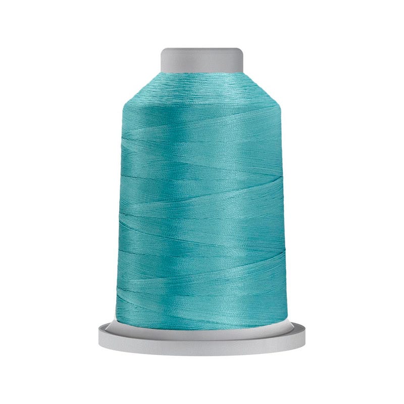 Glide 40 wt. polyester thread in Light Turquoise (#32975), 5000m spool by Fil-Tec