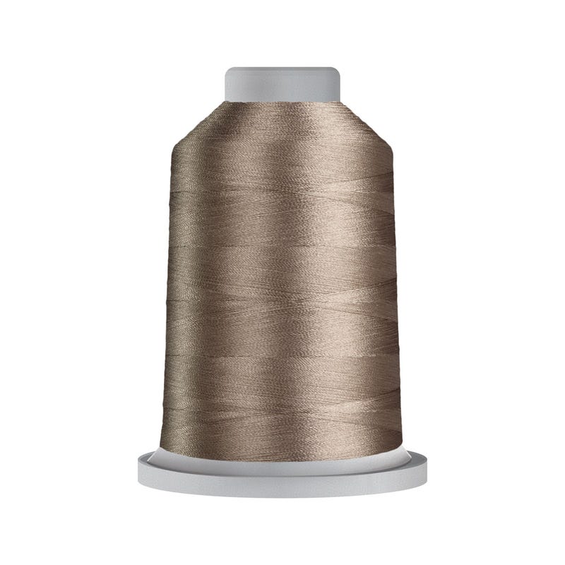 Glide 40 wt. polyester thread in Oyster (#27531), 5000m spool by Fil-Tec
