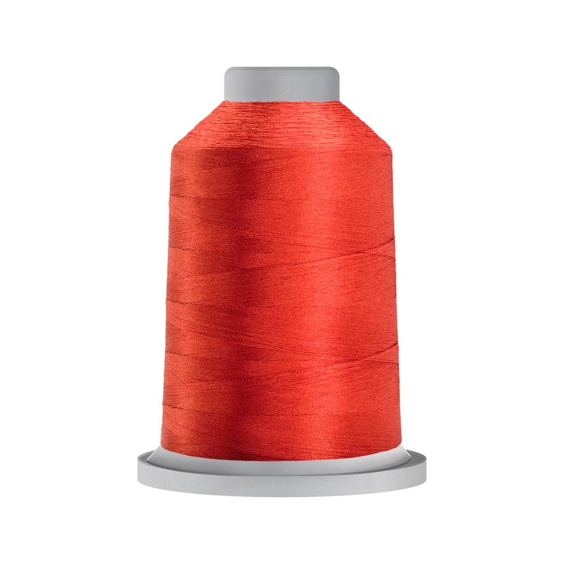 Glide 40 wt. polyester thread in Papaya (#70178), 5000m spool by Fil-Tec