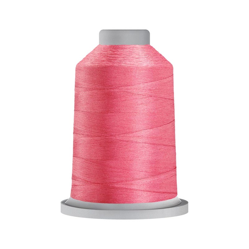 Glide 40 wt. polyester thread in Pink (#70189), 5000m spool by Fil-Tec
