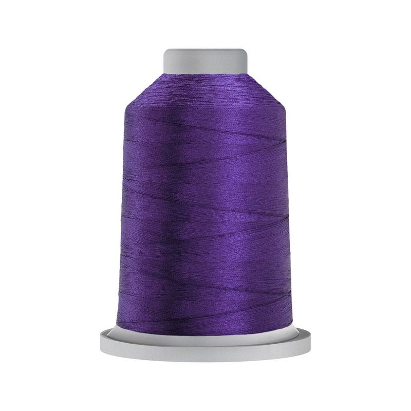 Glide 40 wt. polyester thread in Raven (#42607), 5000m spool by Fil-Tec