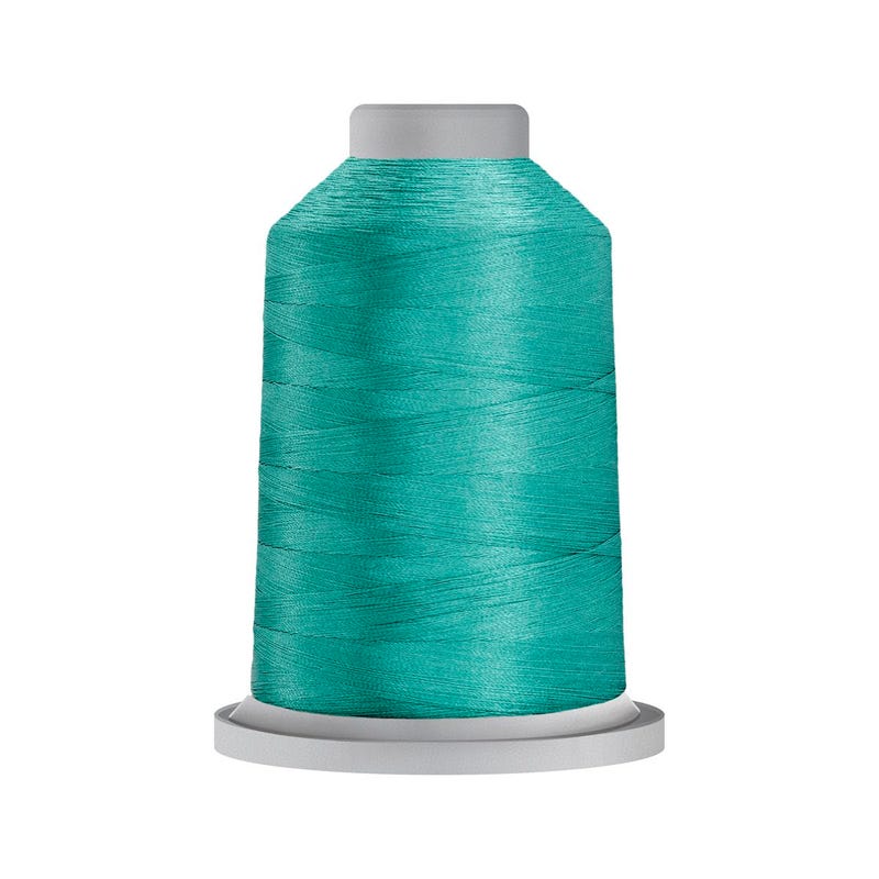 Glide 40 wt. polyester thread in Robin Egg (#30632), 5000m spool by Fil-Tec