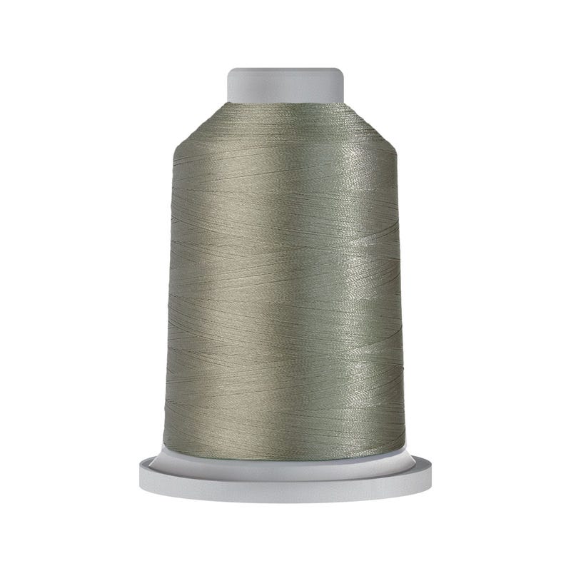 Glide 40 wt. polyester thread in Silver Grey (#10004), 5000m spool by Fil-Tec