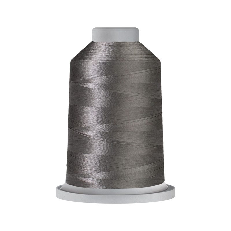 Glide 40 wt. polyester thread in Steel (#19357), 5000m spool by Fil-Tec
