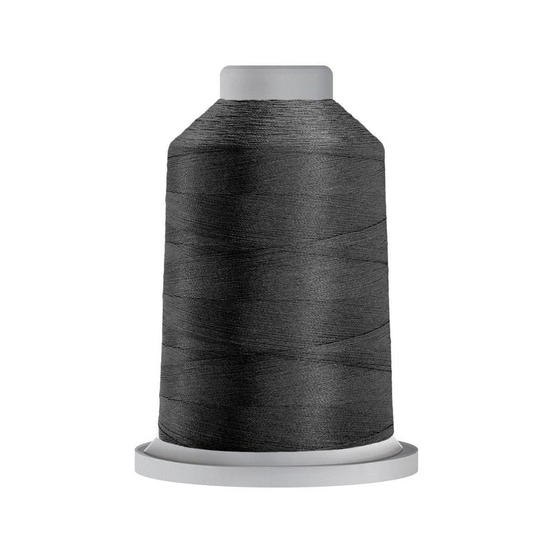Glide 40 wt. polyester thread in Titanium (#10431), 5000m spool by Fil-Tec