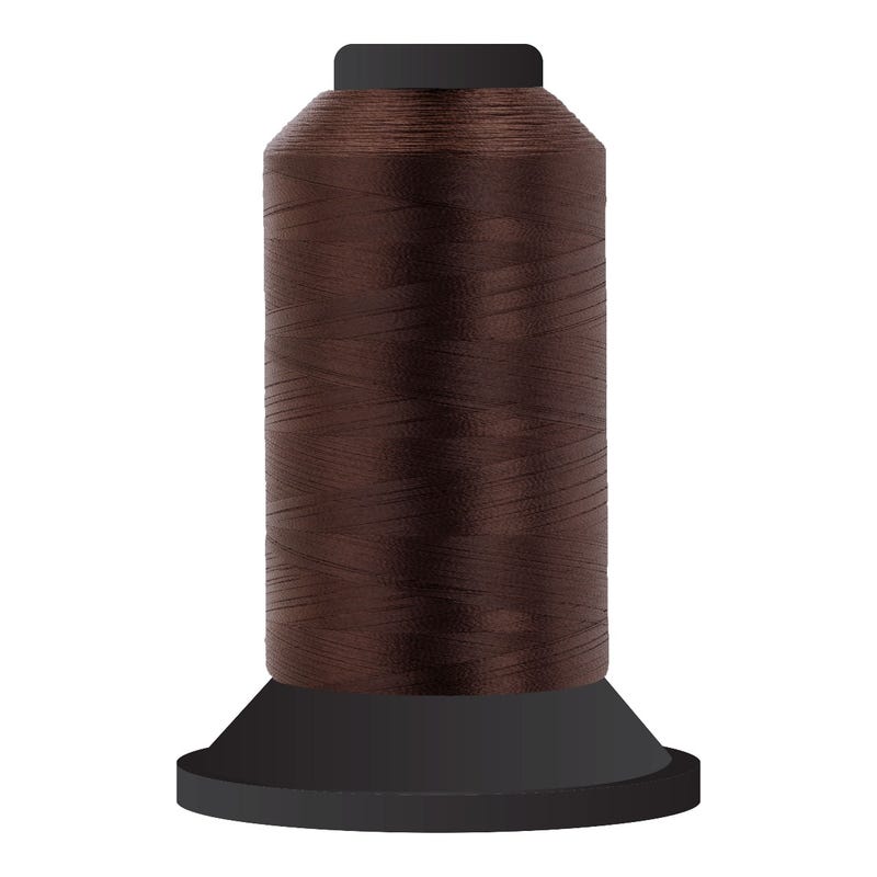 Glide 60 wt. polyester thread in Chocolate (#20469), 5000m spool by Fil-Tec