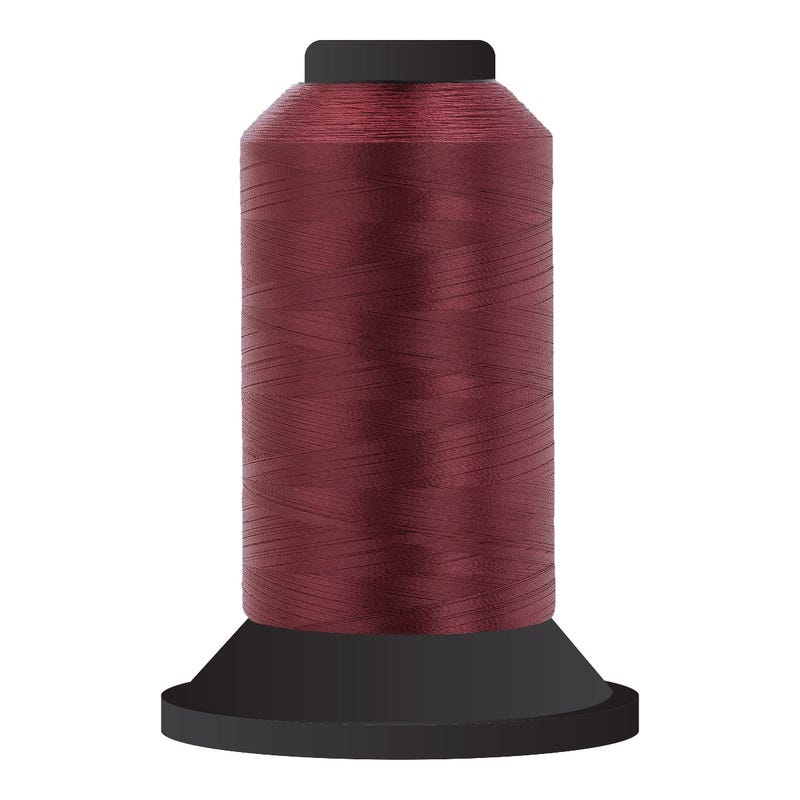 Glide 60 wt. polyester thread in Maroon (#70209), 5000m spool by Fil-Tec