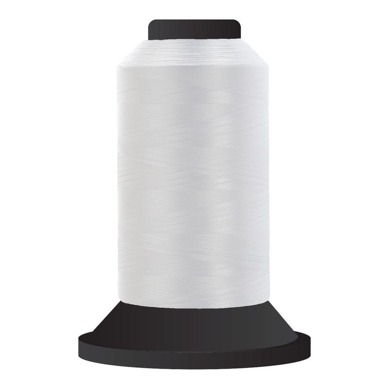 Glide 60 wt. polyester thread in White (#10000), 5000m spool by Fil-Tec