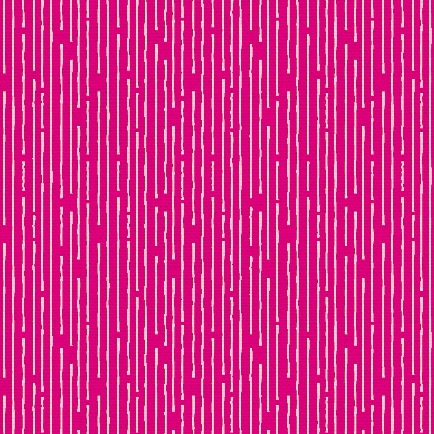 Line Up - White on Pink - 118" Wide - Paintbrush Studio
