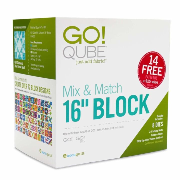 GO! Qube Mix & Match 16" Block (#55650)