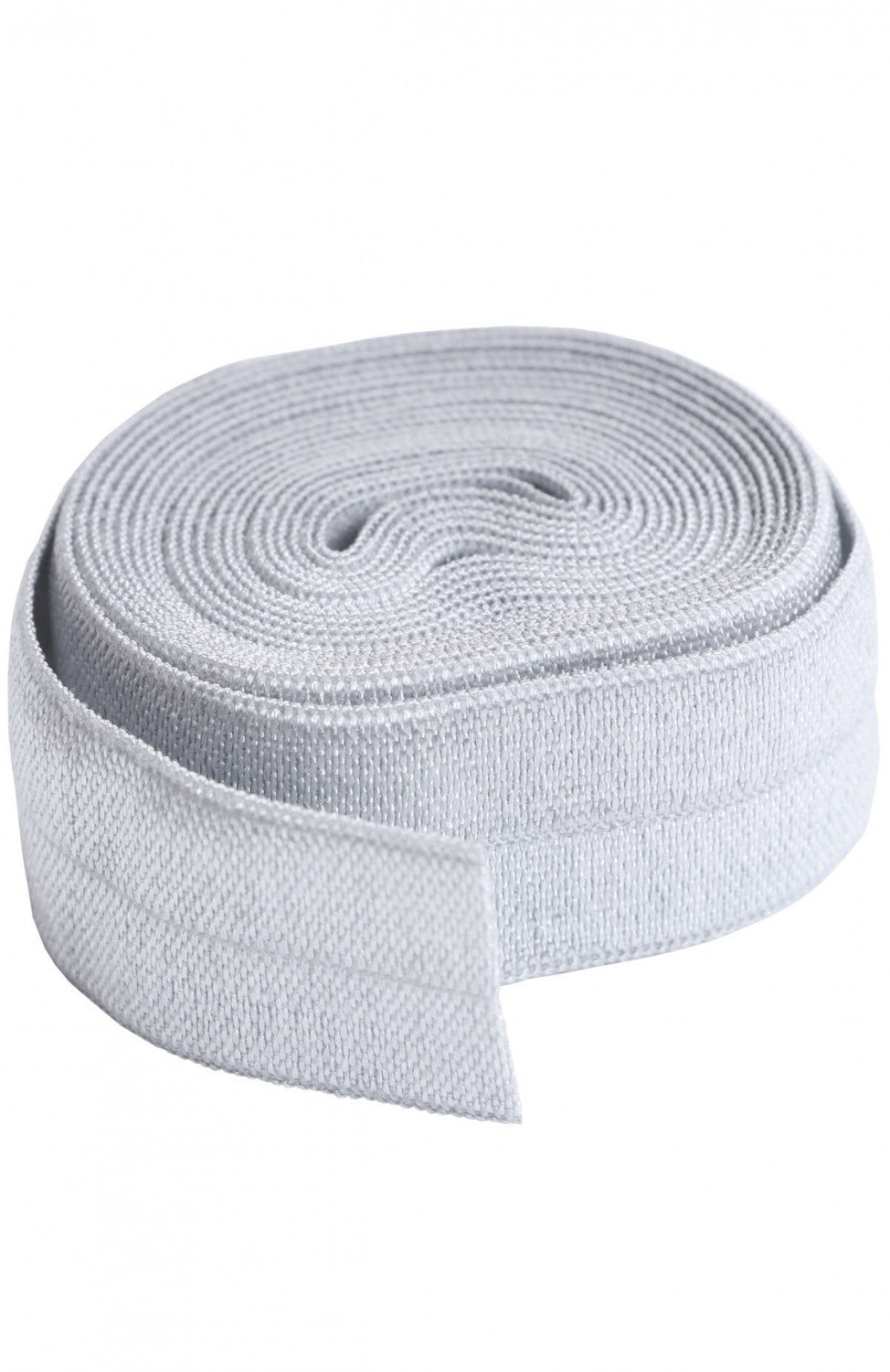 Fold-Over Elastic - Pewter - 3/4" x 2YD - by Annie