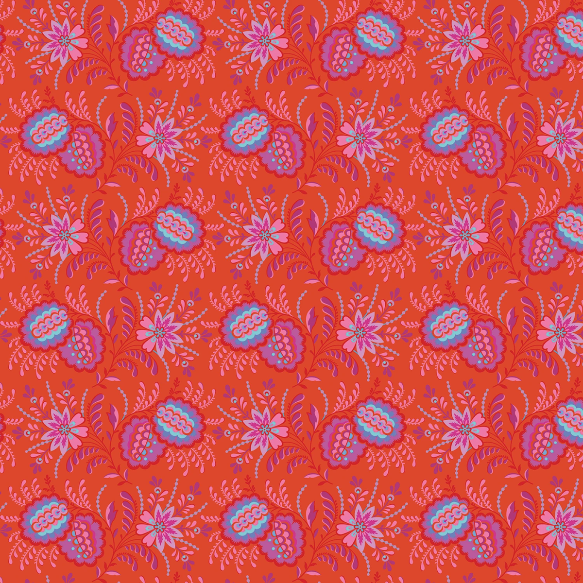 Kipling Gardens - Pemberly - Sunset - 44" Wide - Riley Blake