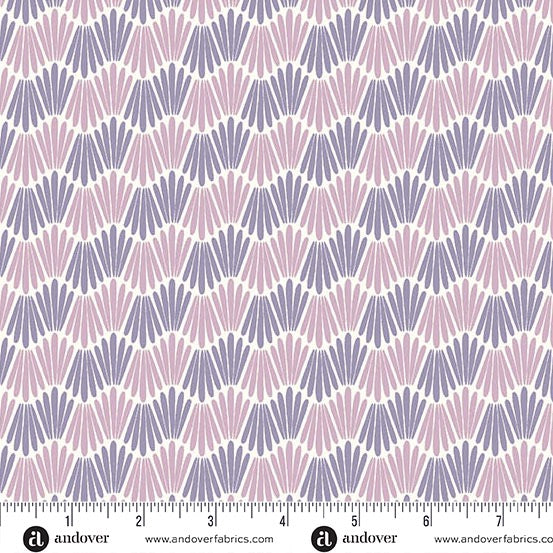 Friday Night - Candlelight - Lavender - 44" Wide - Andover Fabrics
