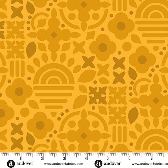 Sun Print 2025 - This & That - Marigold - 44" Wide - Andover Fabrics
