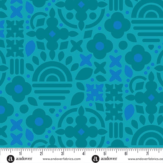Sun Print 2025 - This & That - Hummingbird - 44" Wide - Andover Fabrics