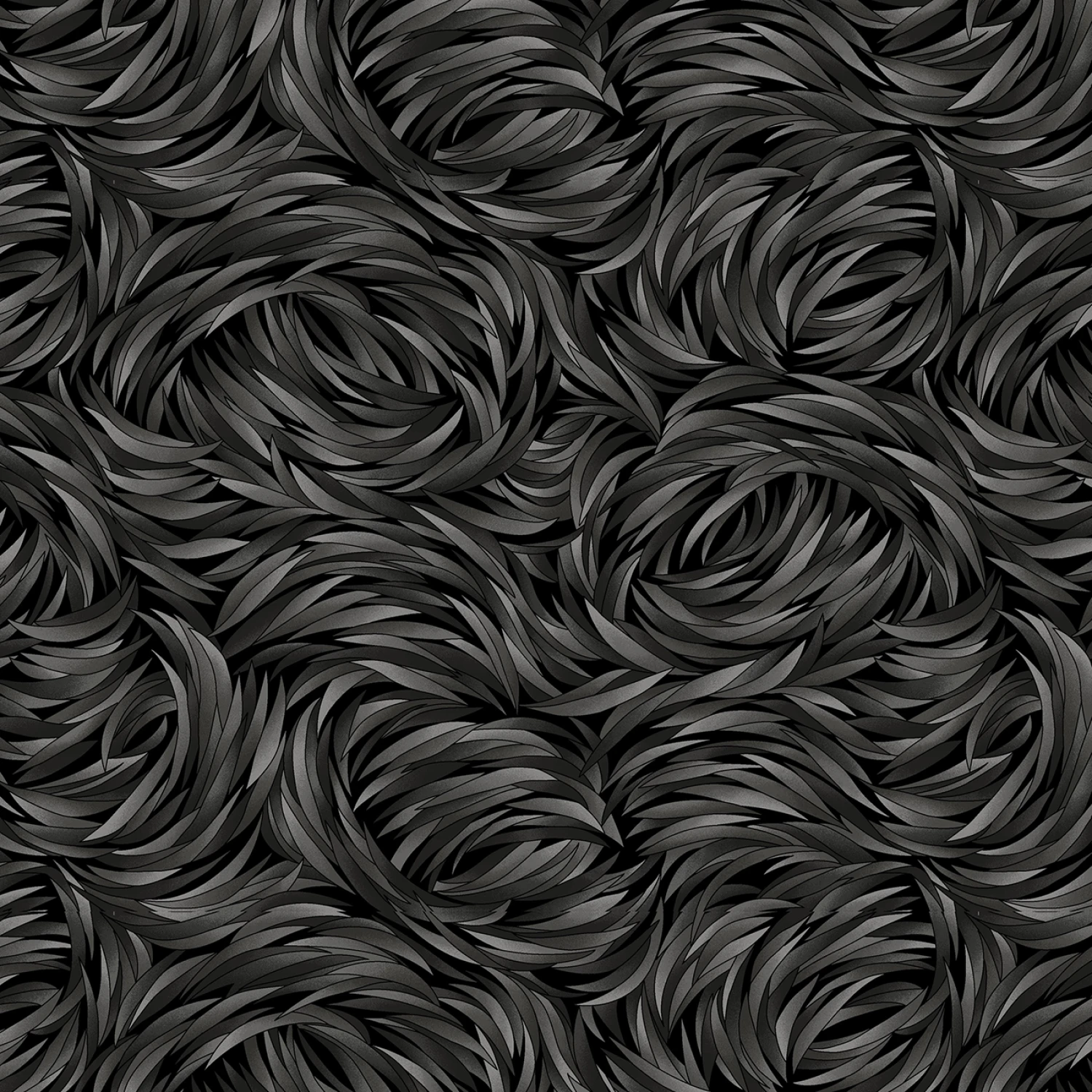Tempest Swirl - Charcoal - 108" Wide - Studio E