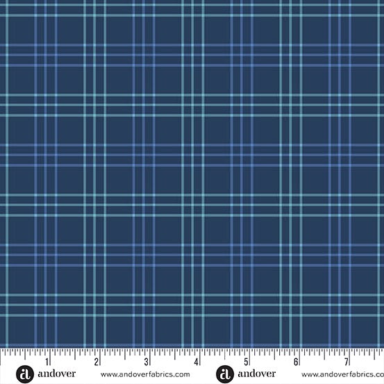 Friday Night - Napkin - Midnight - 44" Wide - Andover Fabrics