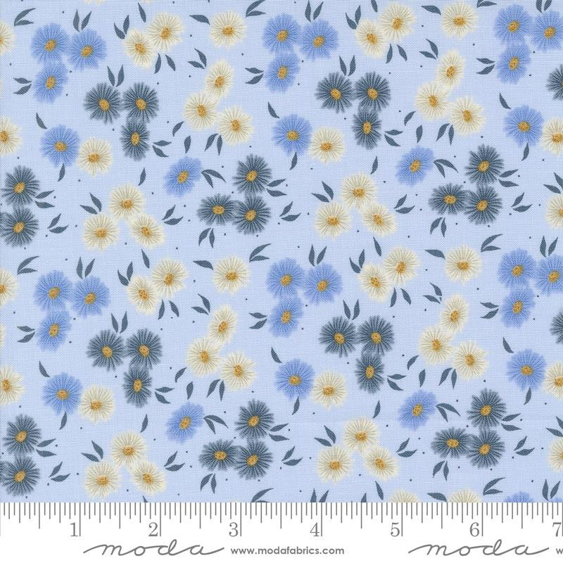 Seaglass Summer - Dappled Blue - 543181-17 - 44" Wide - Moda