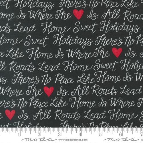 Holidays at Home - Charcoal Black 56072-23  - 44" Wide - Moda