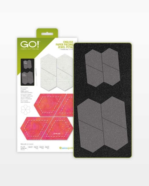 GO! English Paper Piecing Jewel Petal - 1" Finished Sides (#55346)