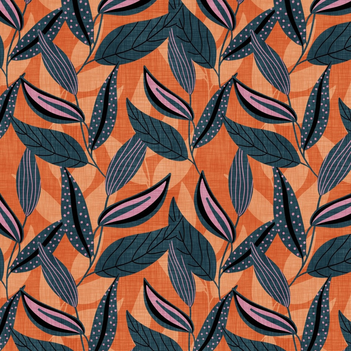 Botanical - Desert Leaves - 111840-3 - 44" Wide - Gordon Fabrics
