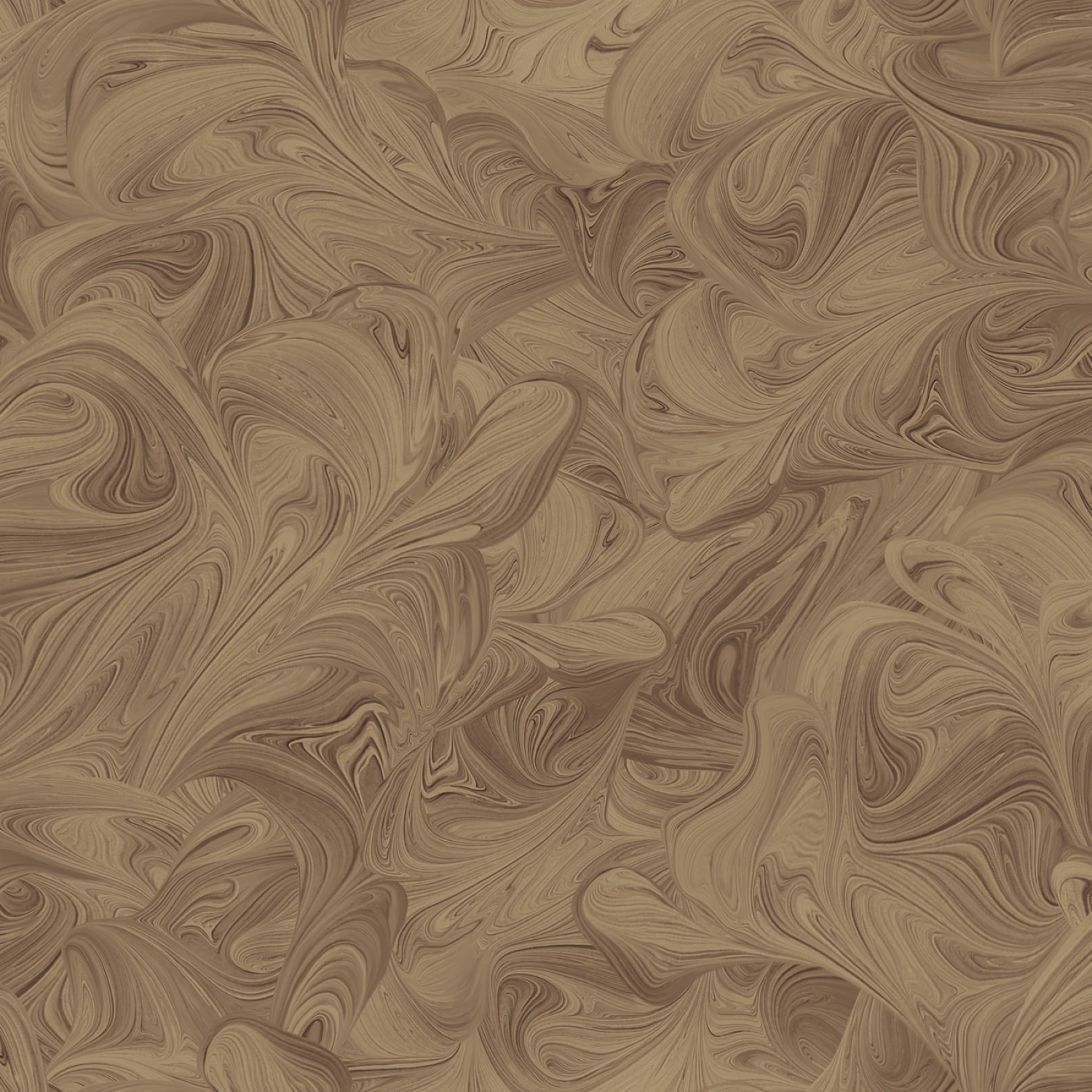 Swirls - Brown Bag - 118" Wide - Oasis