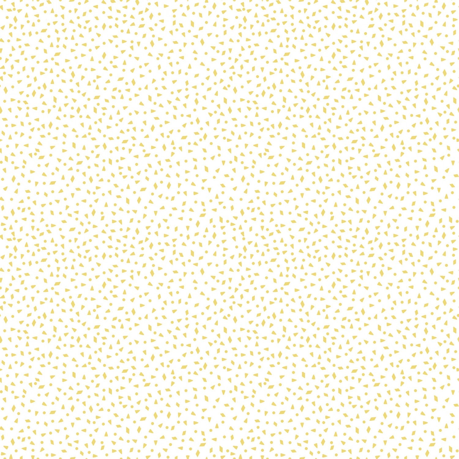 Celebration - White/Gold Confetti - 44" Wide - Maywood Studio