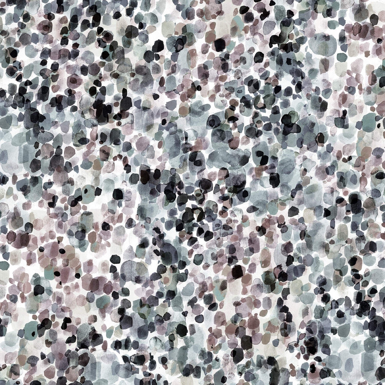 Layered Sea Glass - Black/Taupe - 108" Wide - P & B Textiles