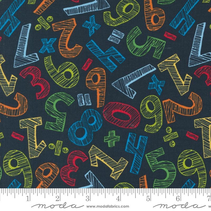 Back To School - Blackboard- 520893-19 - 44" Wide - Moda