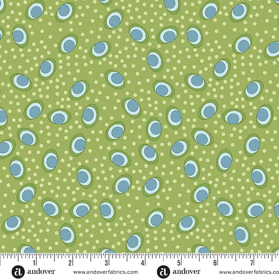 A Song to Sing - Ellipsy Dizz - Grass - 44" Wide - Andover Fabrics