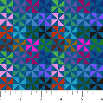 Piecework - Pinwheel - Swish - 44" Wide - Anna Marie Textiles