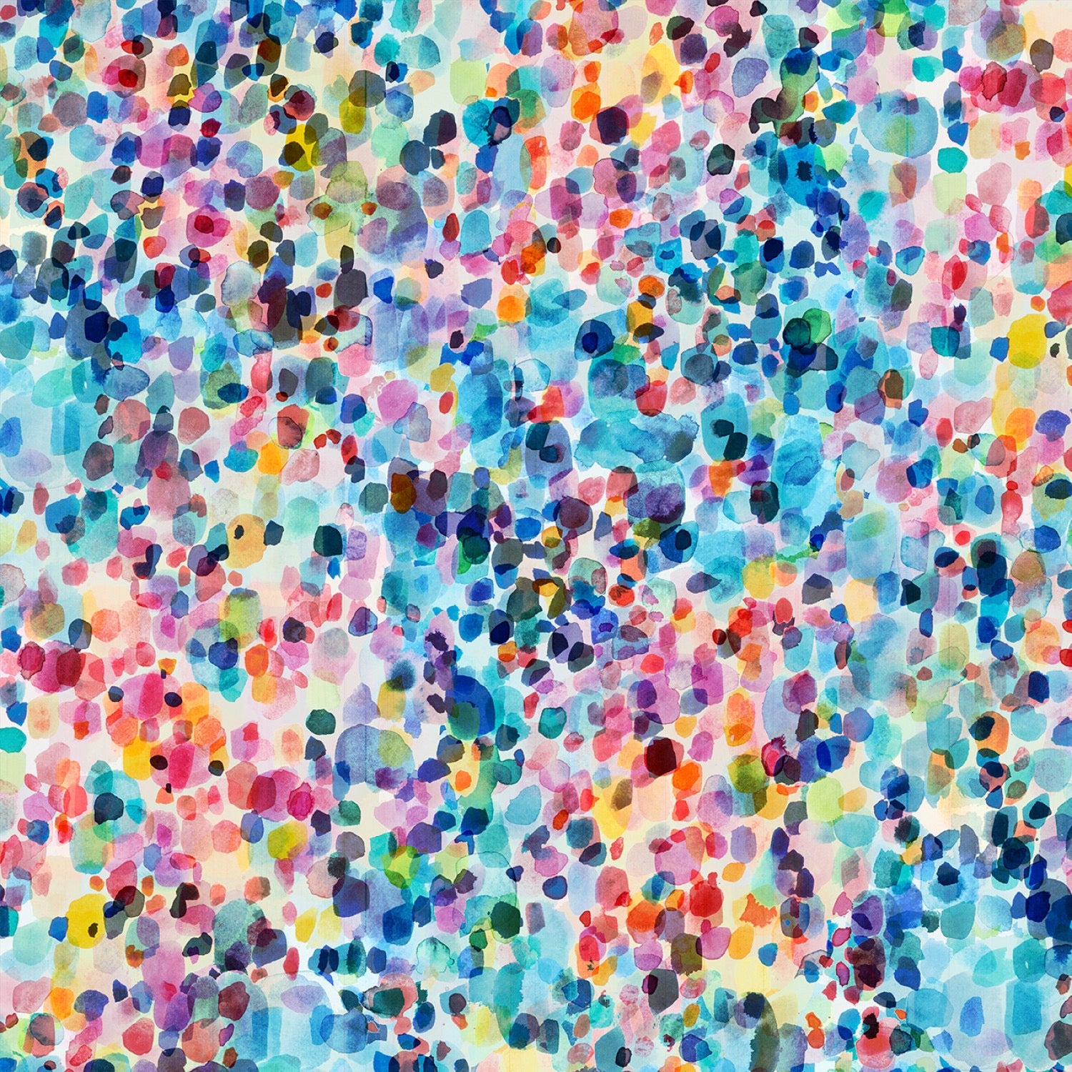 Layered Sea Glass - Dark Multi - 108" Wide - P & B Textiles