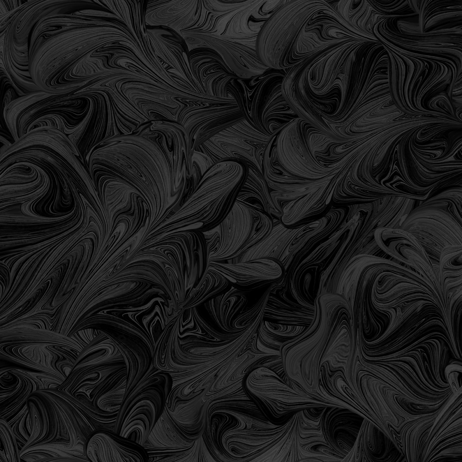 Swirls - Black - 118" Wide - Oasis