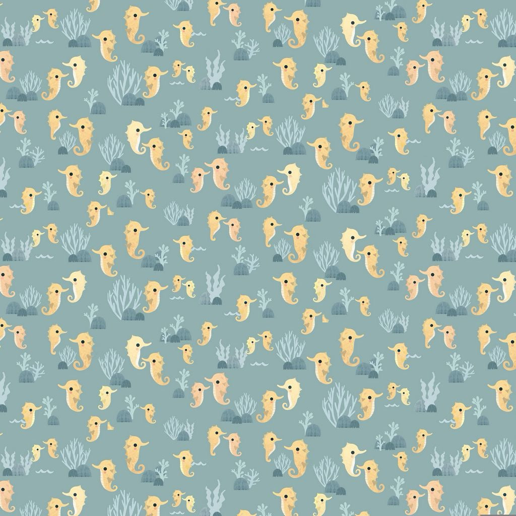 Beyond the Sea - Sea Horsing Around - Pool - 44" Wide - Dear Stella