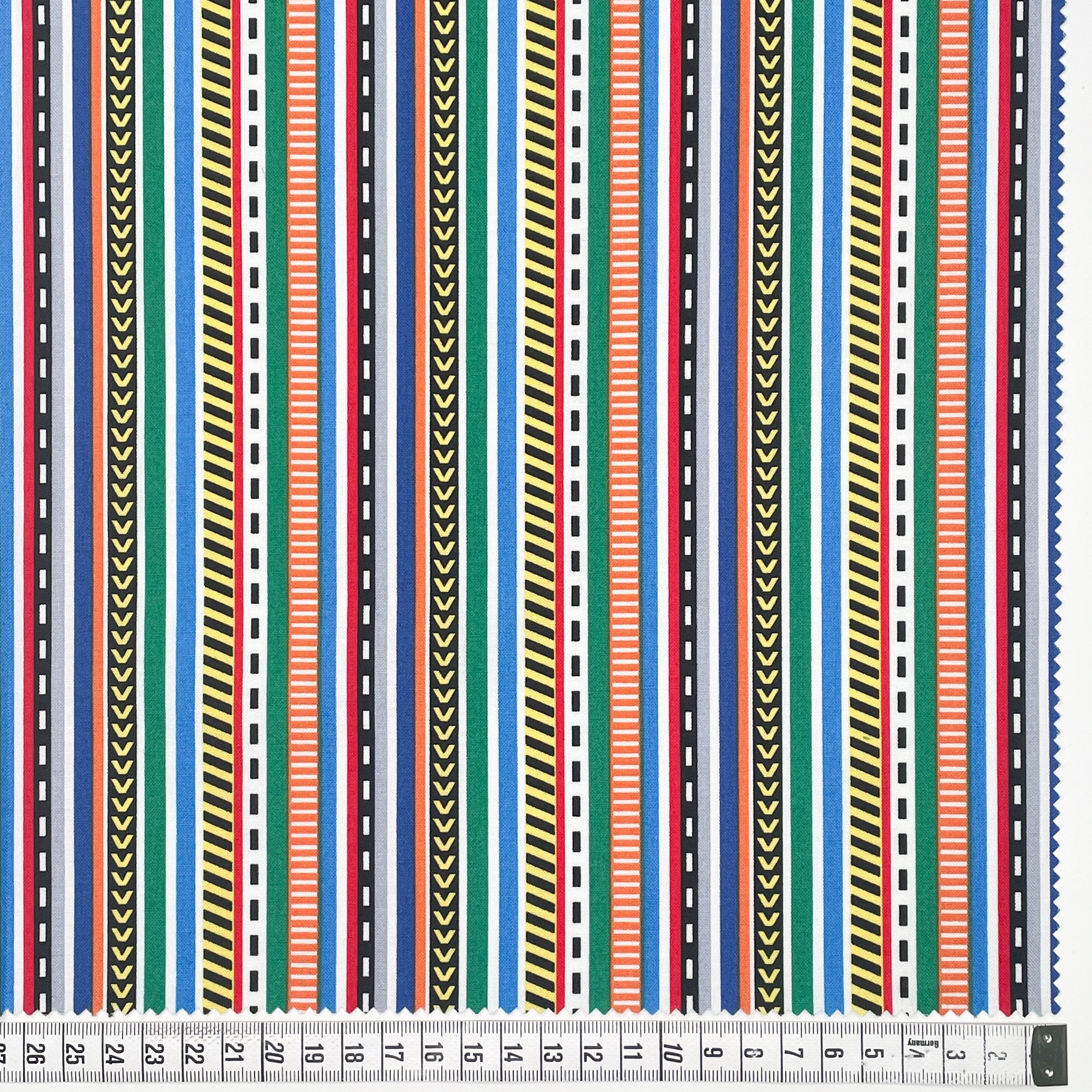 Heavy Machines Stripe - 81020-6 - 44" Wide - Gordon Fabrics