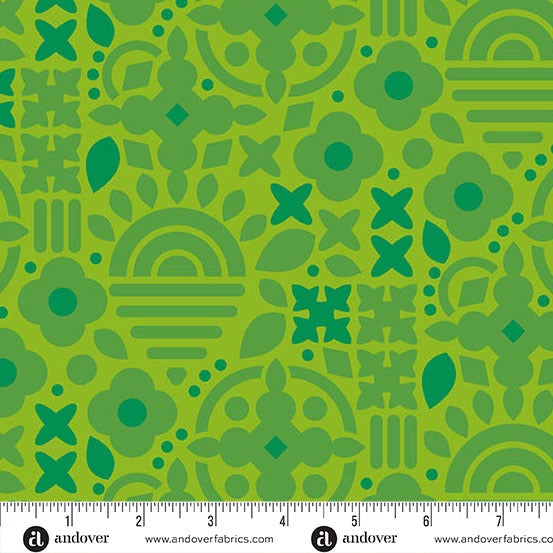 Sun Print 2025 - This & That - Frog - 44" Wide - Andover Fabrics