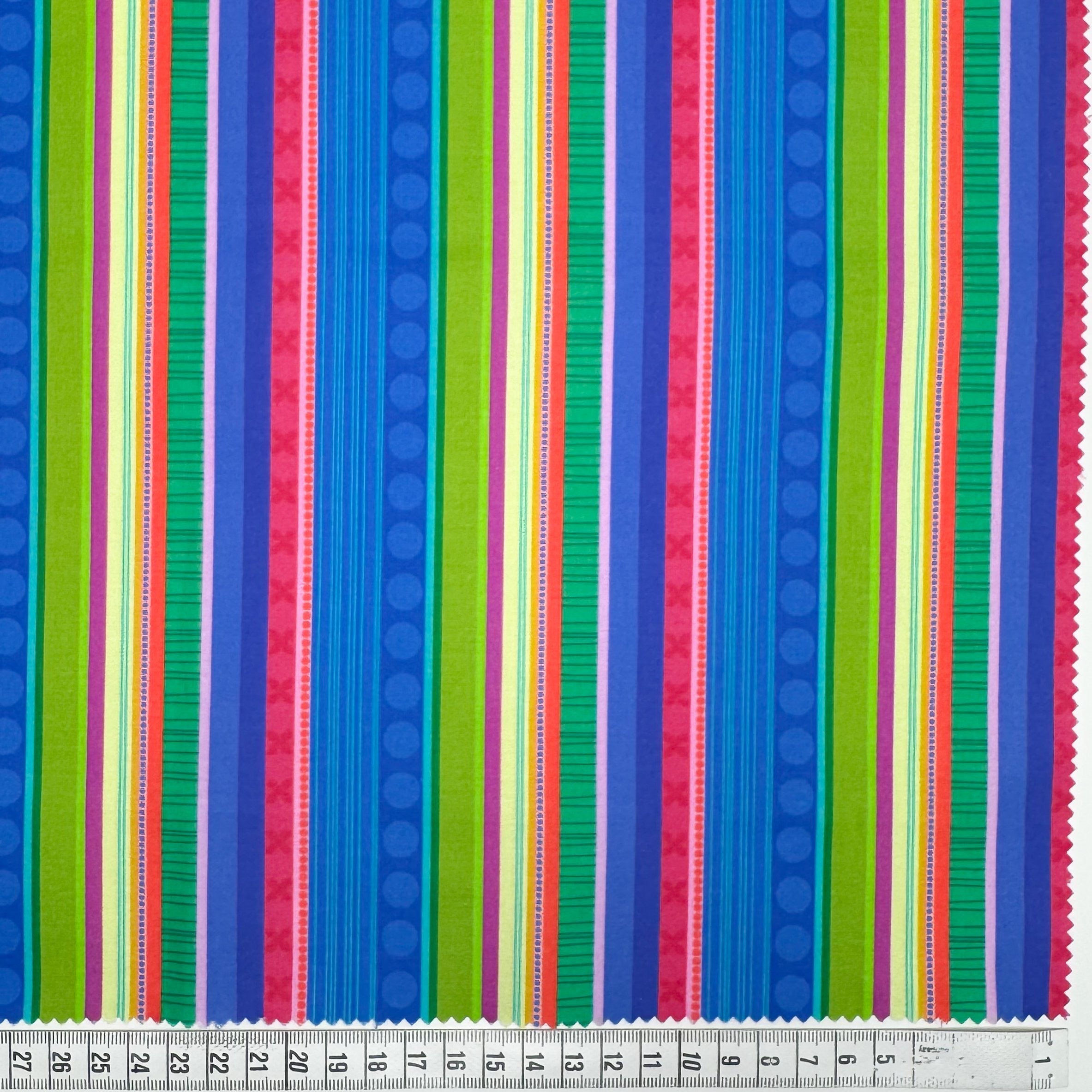Summer Garden - Stripe - 81570-6 - 44" Wide - Gordon Fabrics