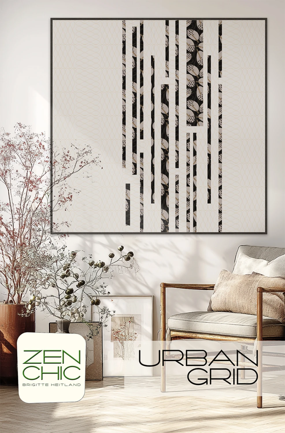 Urban Grid - Zen Chic - Quilt Pattern - Moda