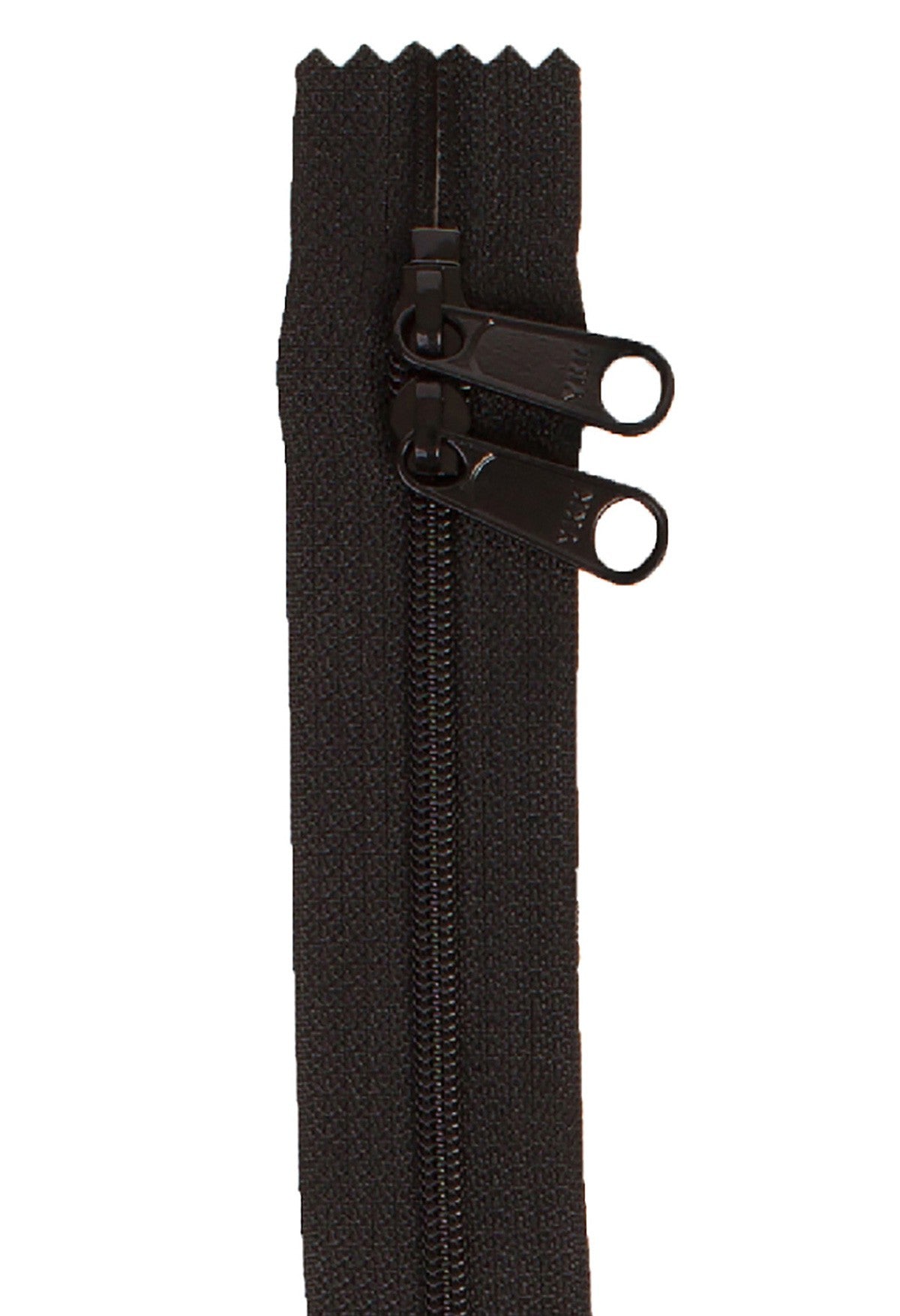 Handbag Zipper - Black  - 40" - 2 Pulls - by Annie