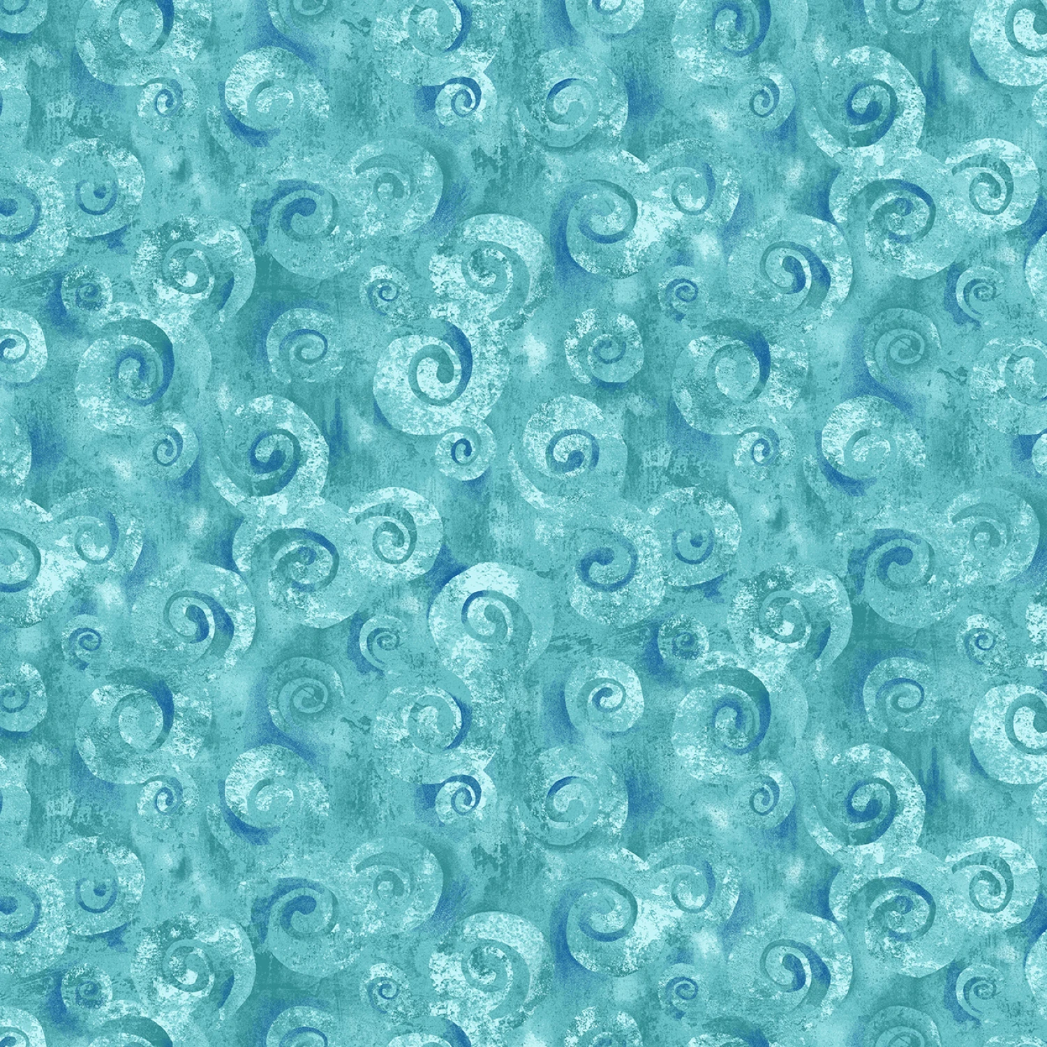 Spiral Storm - Aqua - 118" Wide - Studio E