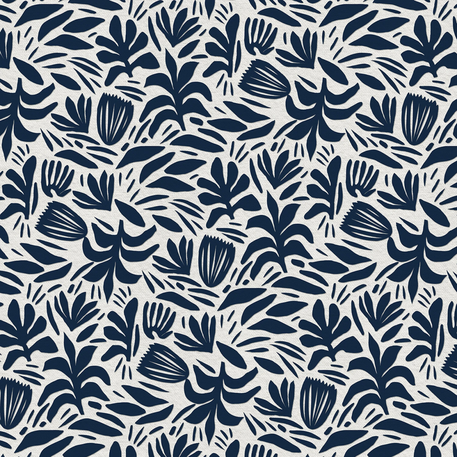 Abstract Shapes - Shape Toss -Blue/White - 118" Wide - Paintbrush Studio