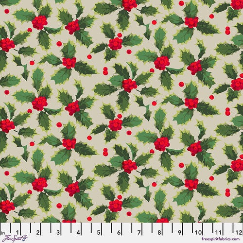Winterberry - Holly Natural - 44" Wide - FreeSpirit