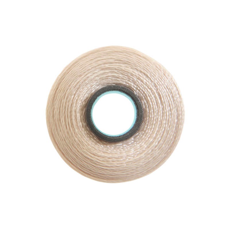 Magna-Glide Classic pre-wound bobbin, Size L, in Cream (#60233), Box of 72 by Fil-Tec