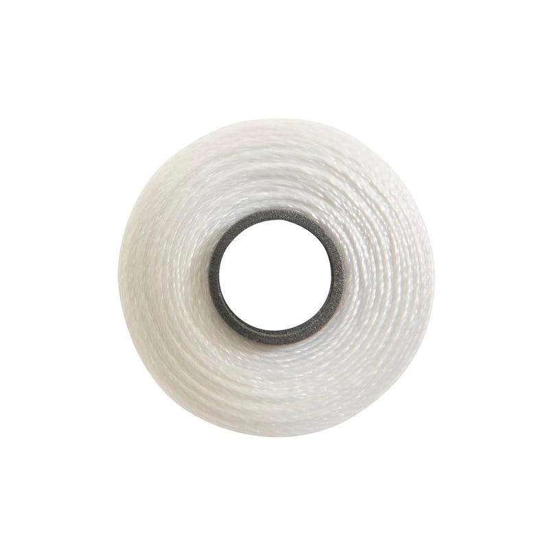 Magna-Glide Classic pre-wound bobbin, Size L, in White (#12434), Box of 100 by Fil-Tec
