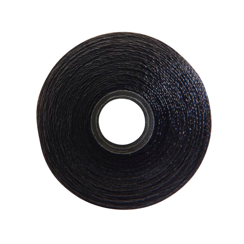 Magna-Glide Classic pre-wound bobbin, Size M, in Black (#12556), Box of 100 by Fil-Tec