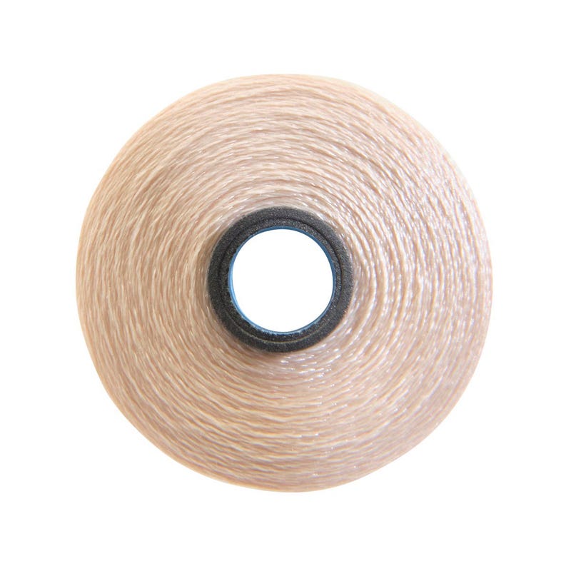 Magna-Glide Classic pre-wound bobbin, Size M, in Cream (#60243), Box of 72 by Fil-Tec
