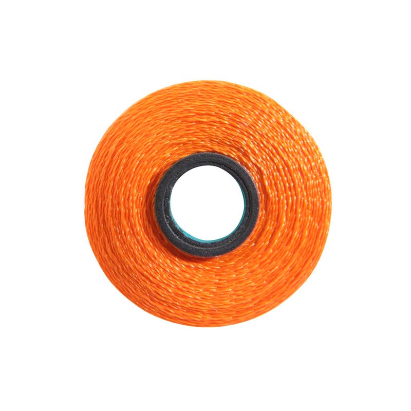 Magna-Glide Delight pre-wound bobbin, Size L, in Blaze (#91505), Jar of 20 by Fil-Tec