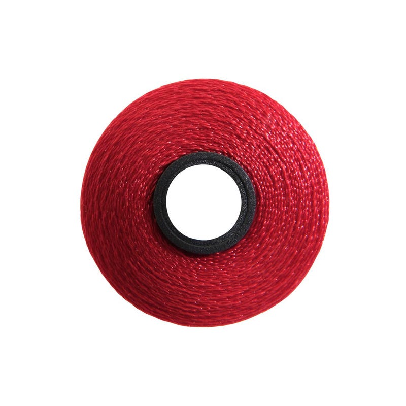 Magna-Glide Delight pre-wound bobbin, Size L, in Cardinal (#70001), Jar of 20 by Fil-Tec